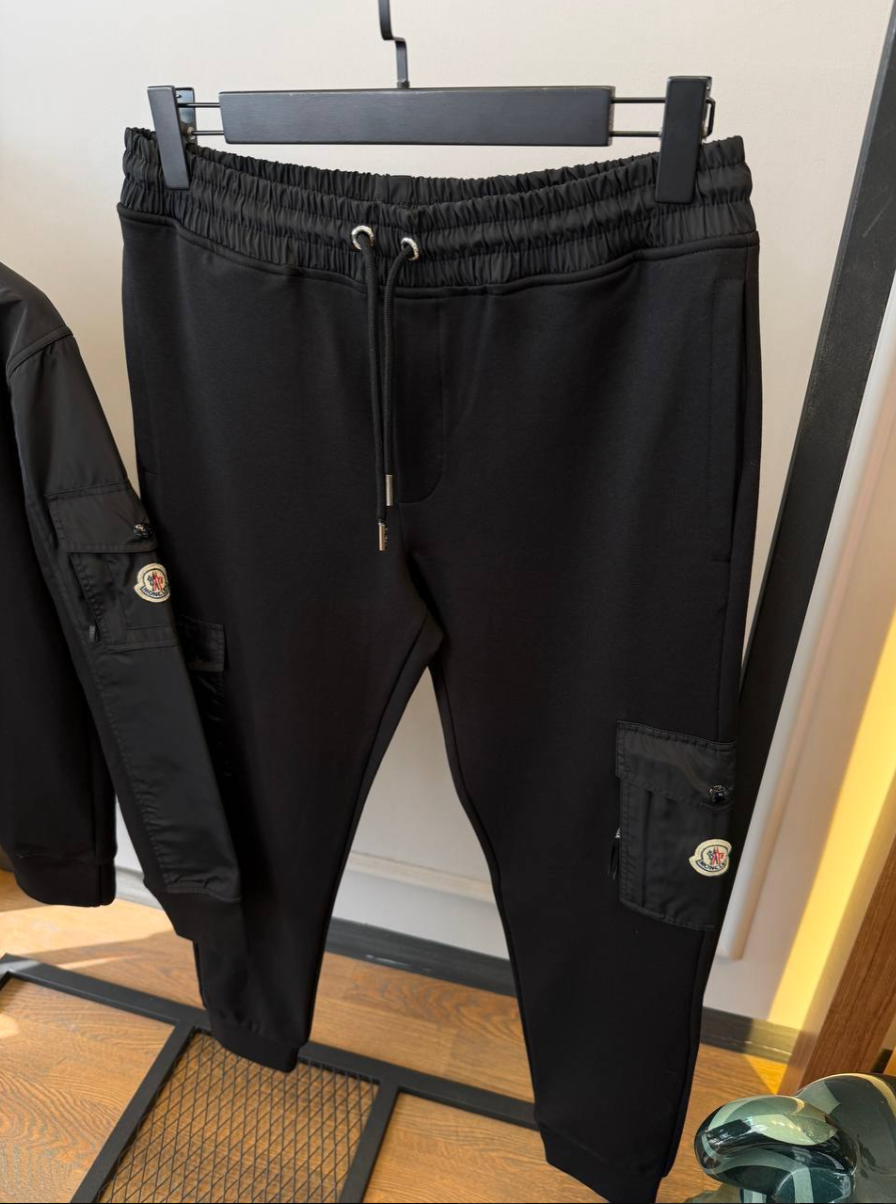 Cotton Blend Sweatshirt & Cargo Jogger Set