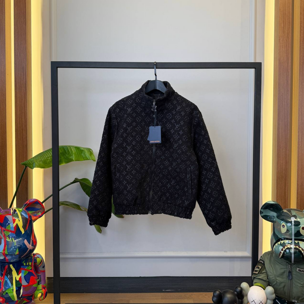 Monogram Wool Bouclette Zipped Blouson