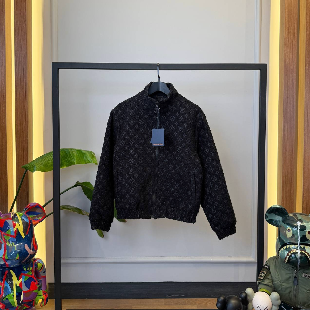 Monogram Wool Bouclette Zipped Blouson