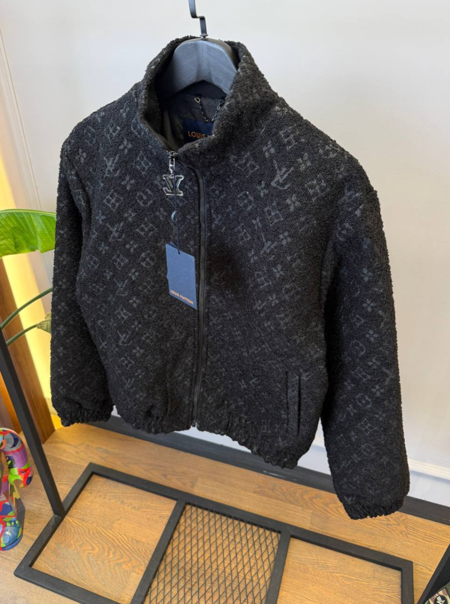 Monogram Wool Bouclette Zipped Blouson