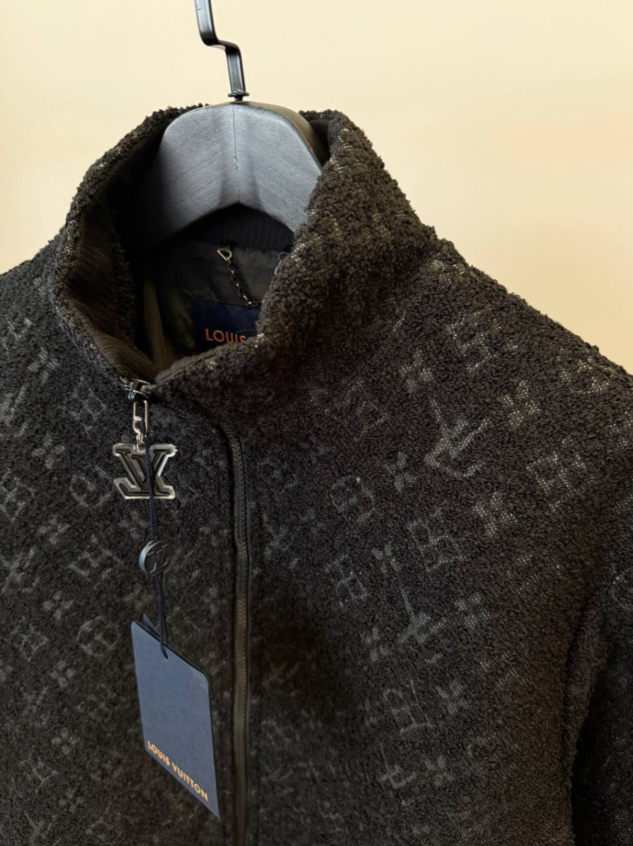 Monogram Wool Bouclette Zipped Blouson