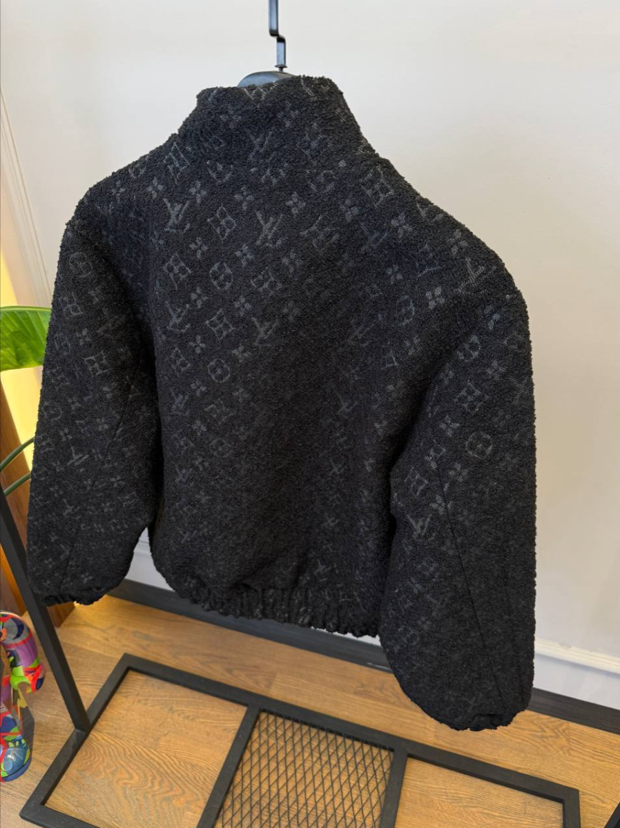 Monogram Wool Bouclette Zipped Blouson