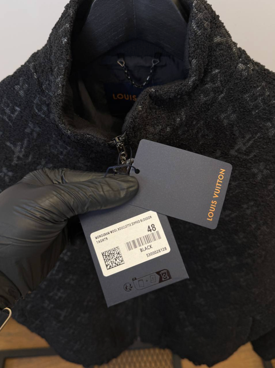 Monogram Wool Bouclette Zipped Blouson