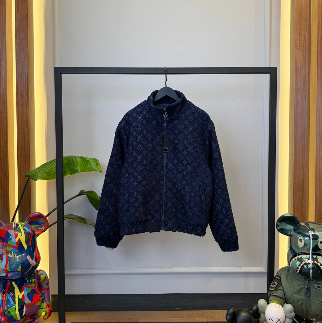 Monogram Wool Bouclette Zipped Blouson