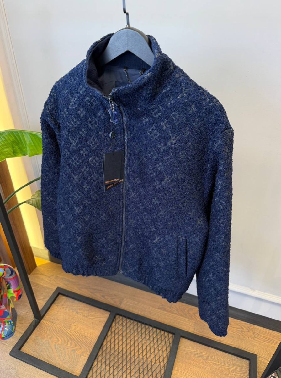 Monogram Wool Bouclette Zipped Blouson