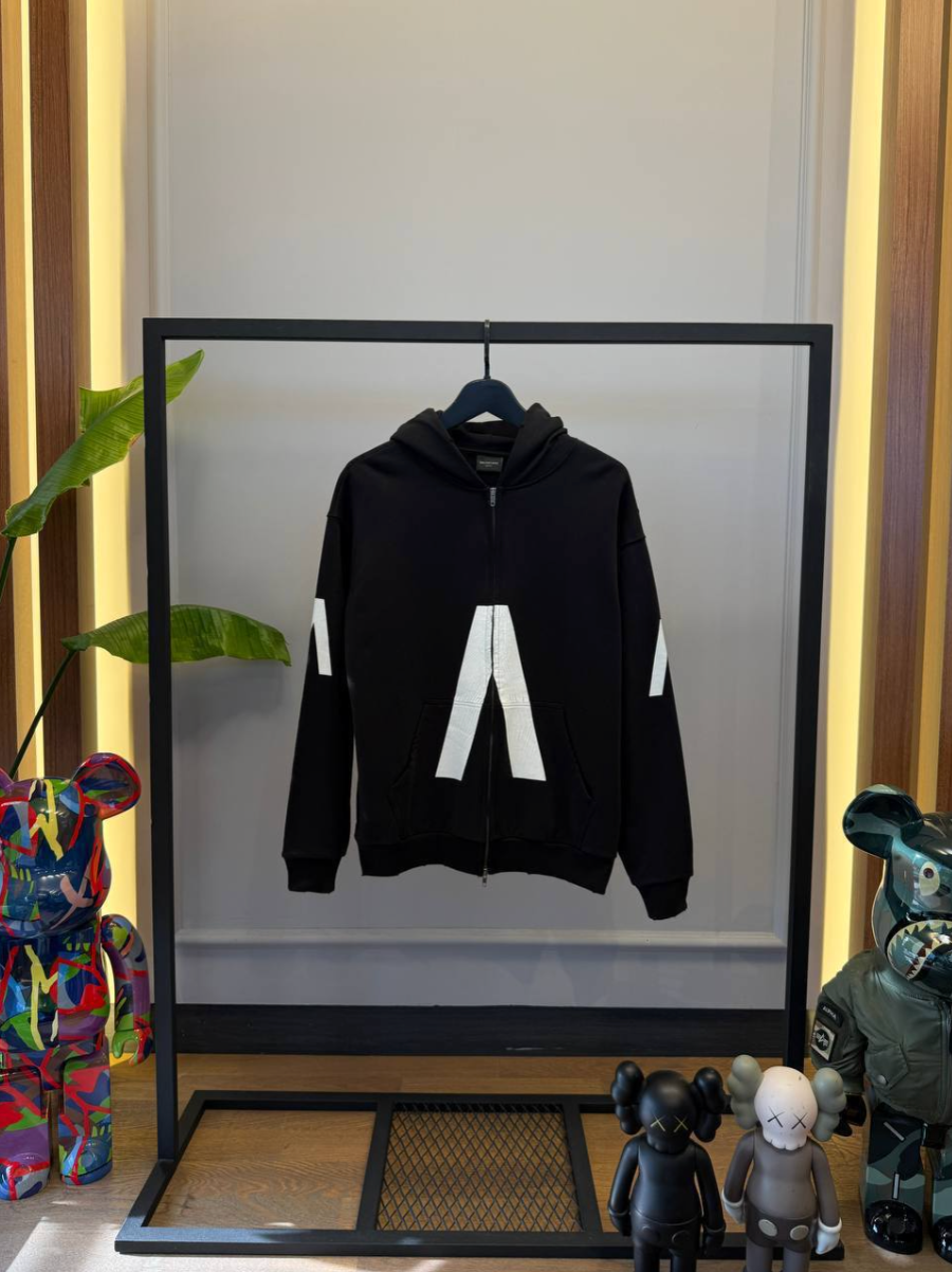 %100 Cotton Zip Hoodie