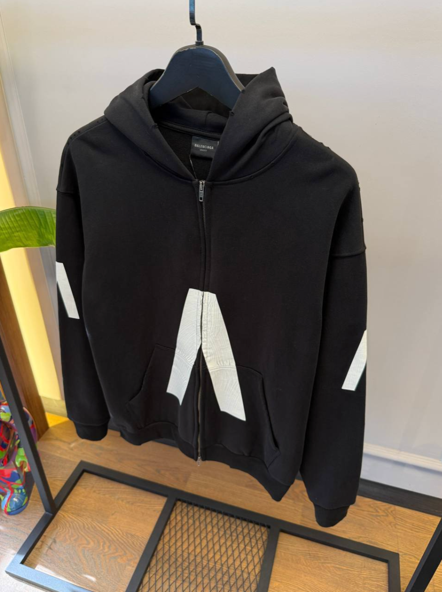 %100 Cotton Zip Hoodie
