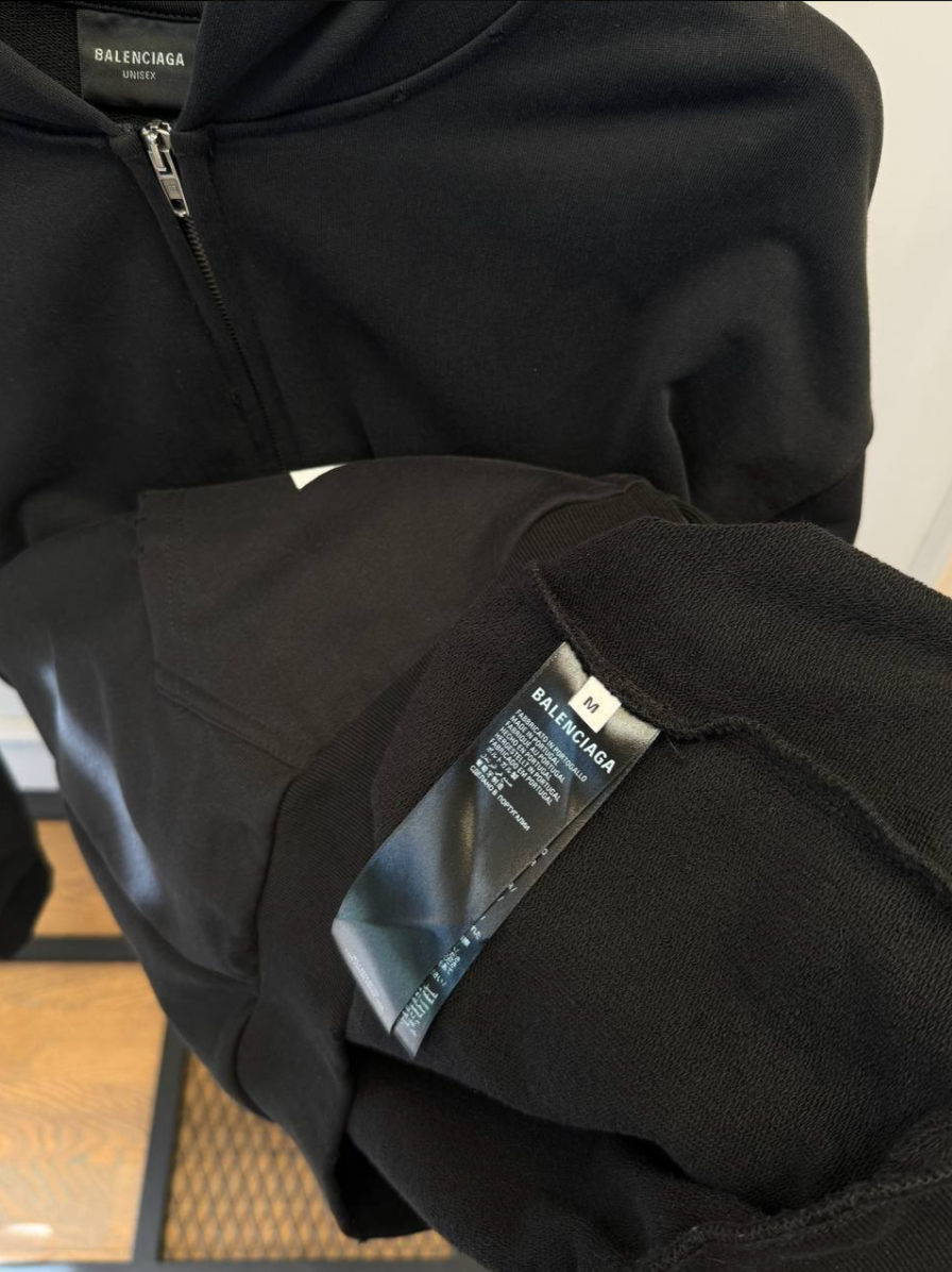 %100 Cotton Zip Hoodie