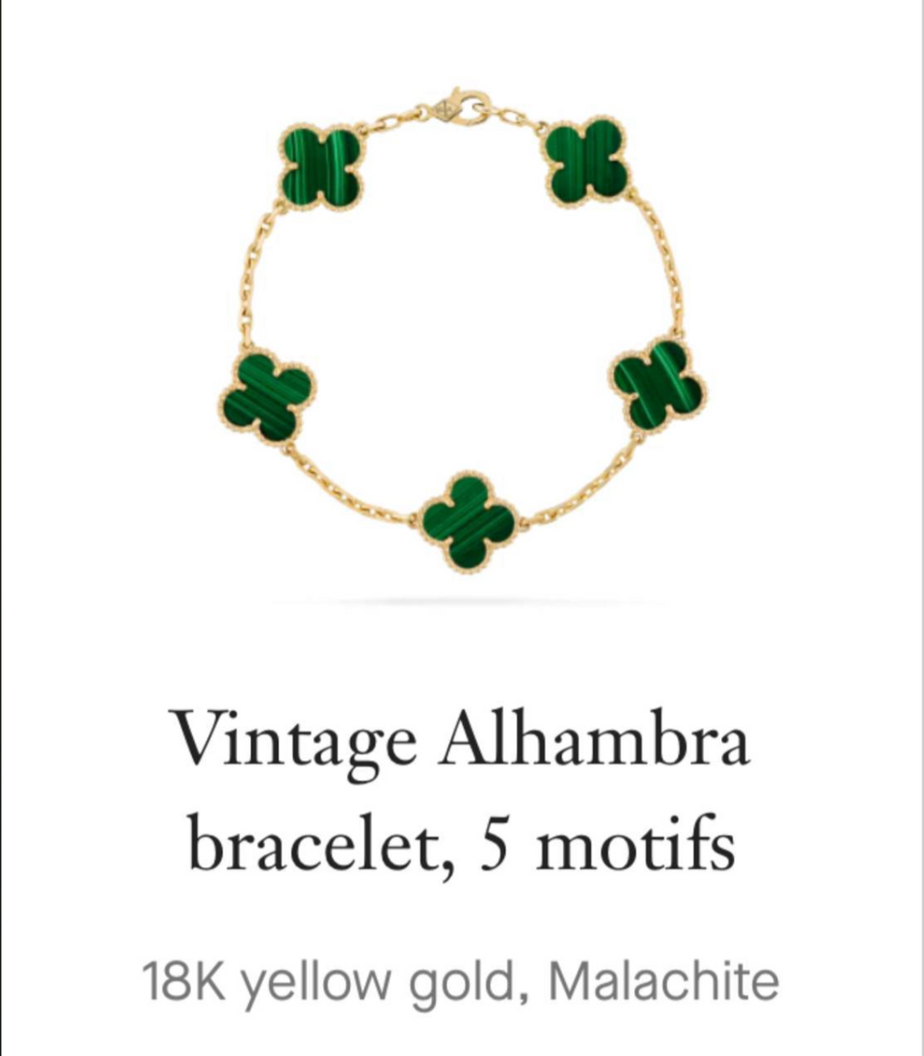 Vintage Alhambra Bracelet – 5 Motifs