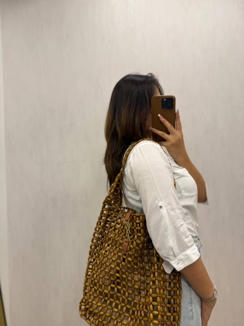 Le 5 À 7 Large In Wood Beads