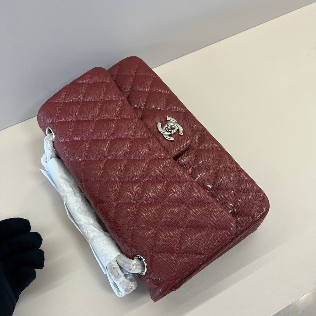 Caviar Leather Classic Double Flap Bag