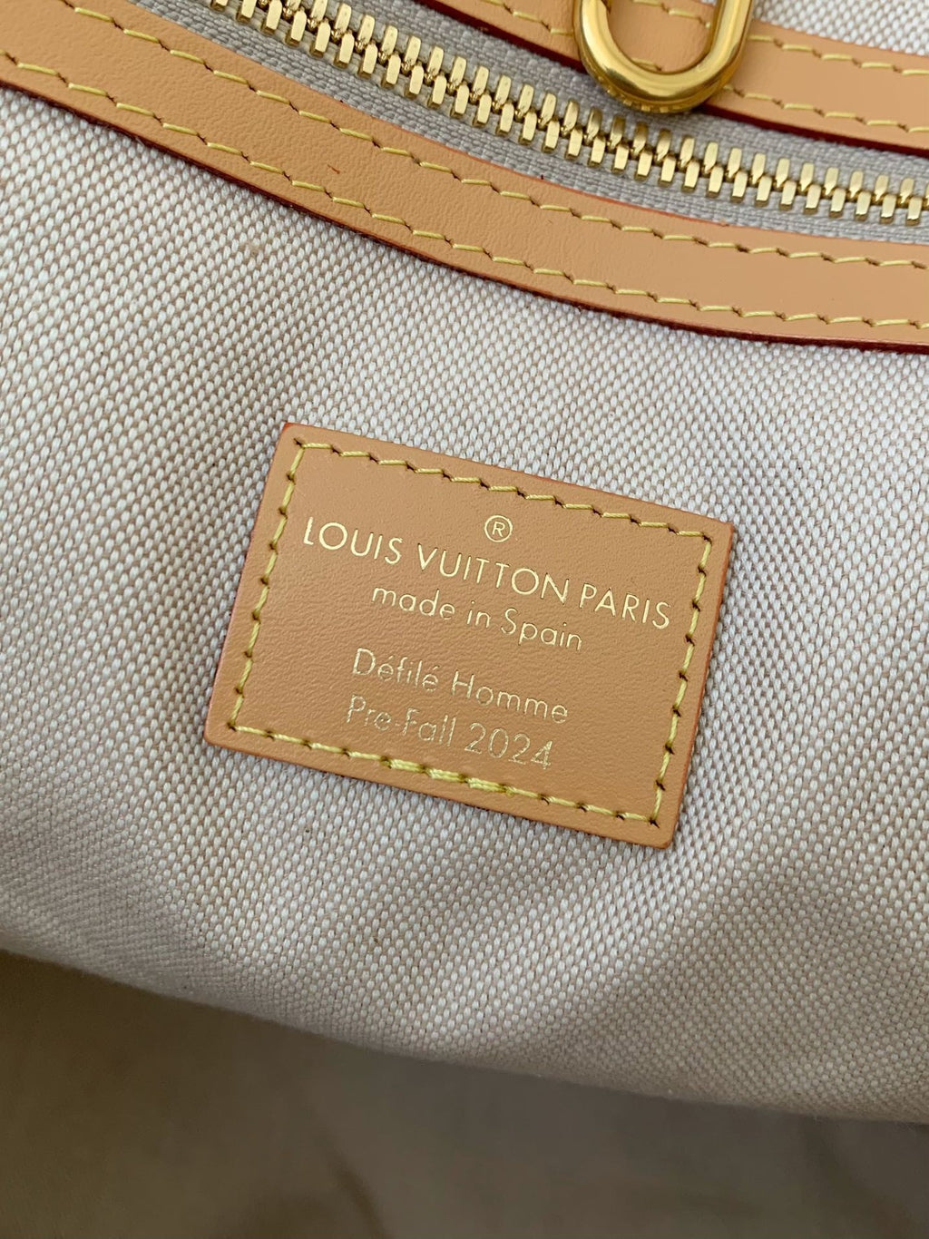 Denim Damier Tote Bag