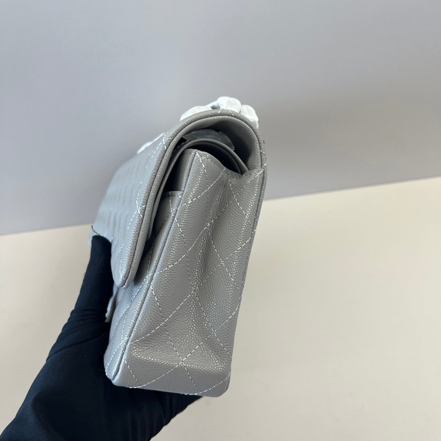 Caviar Leather Classic Double Flap Bag