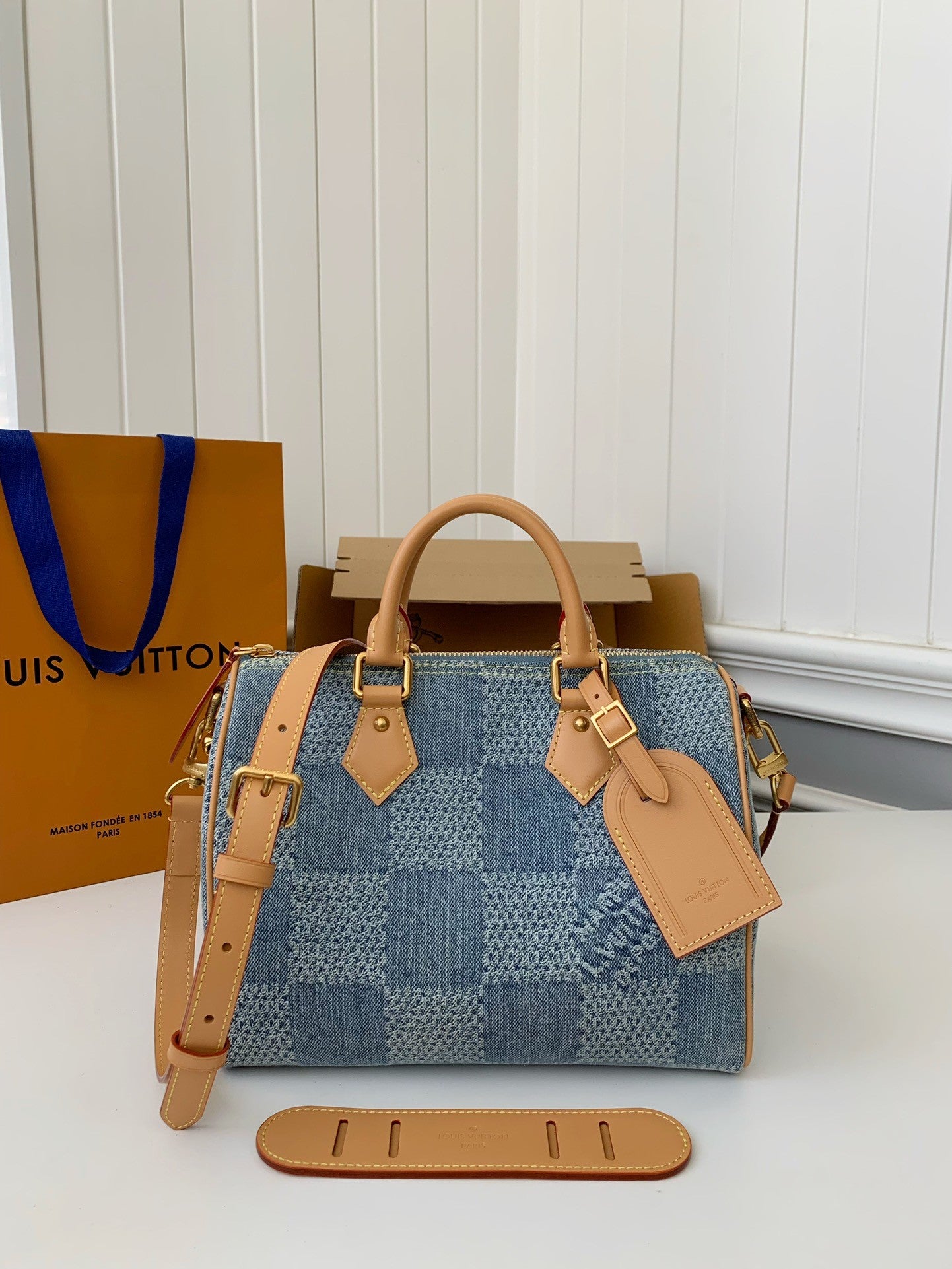 Denim Damier Speedy Bag