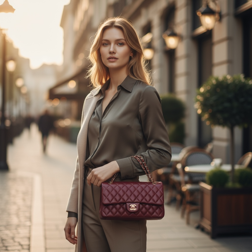 2.55 Medium Caviar Leather Flap Bag