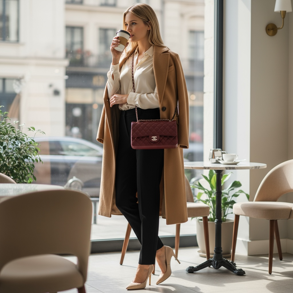 2.55 Medium Caviar Leather Flap Bag