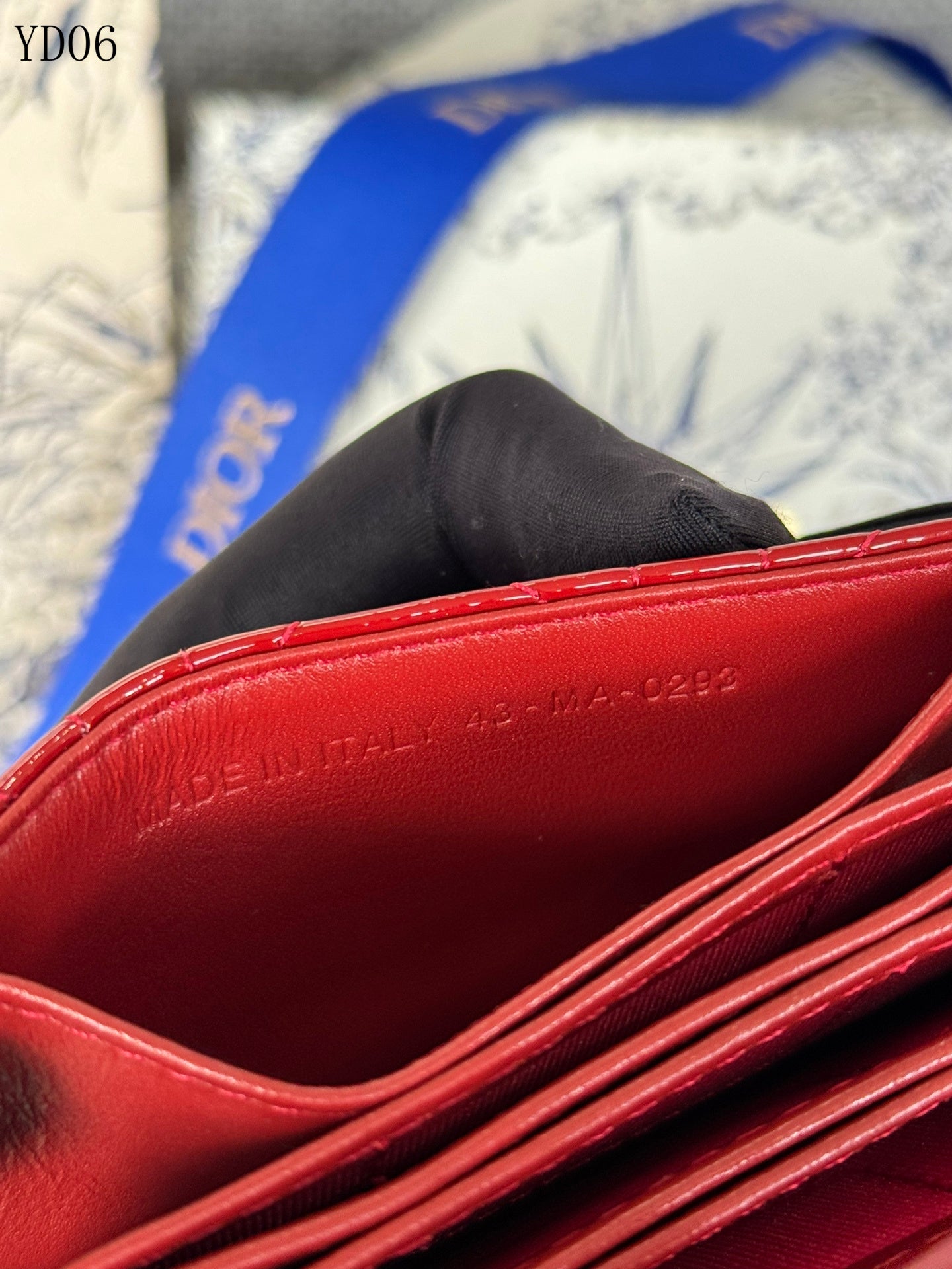 Quilted Leather Compact Wallet