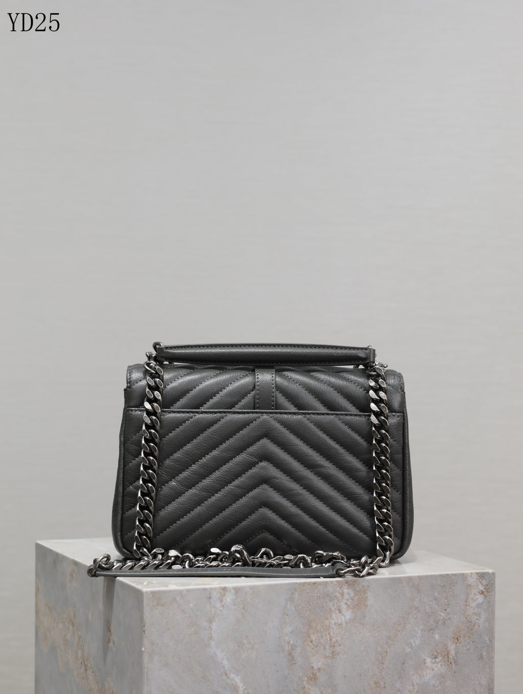 Quilted Leather Collage Bag