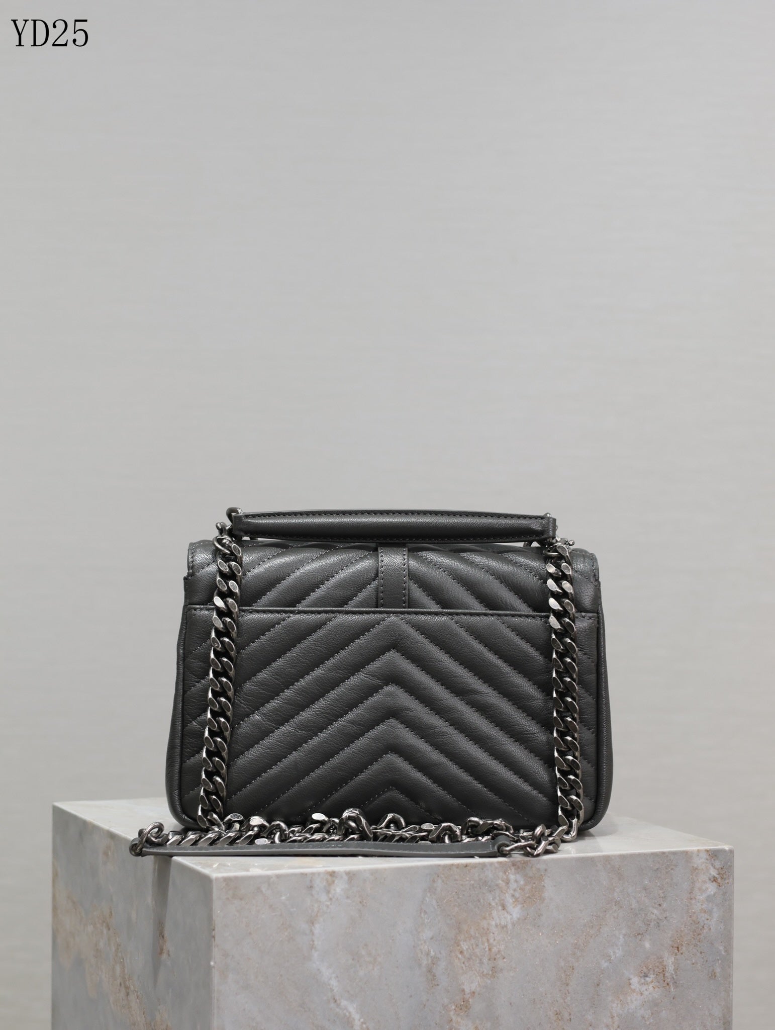 Quilted Leather Collage Bag