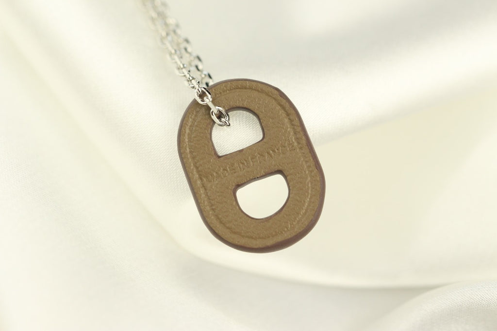 O’Maillon Leather & Silver-Tone Pendant Necklace