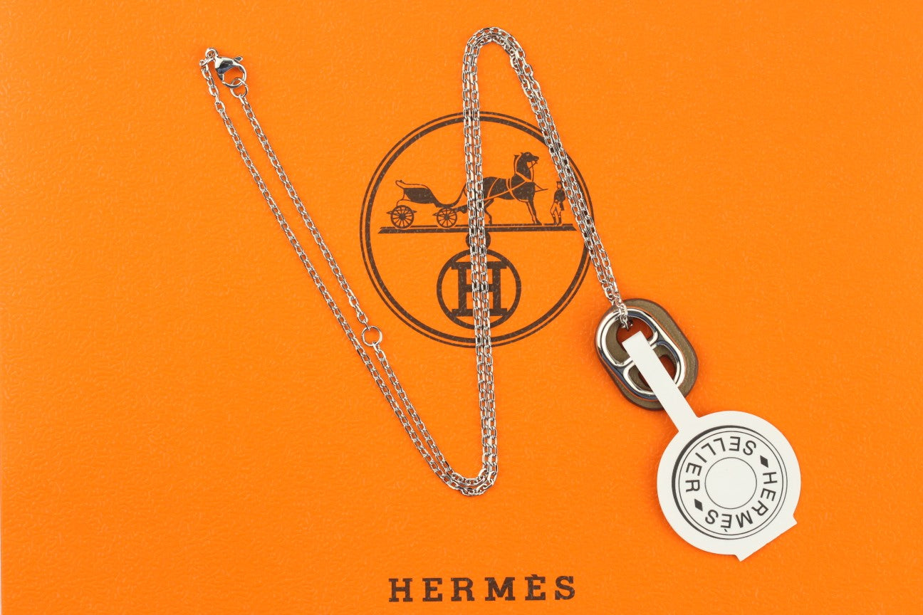 O’Maillon Leather & Silver-Tone Pendant Necklace