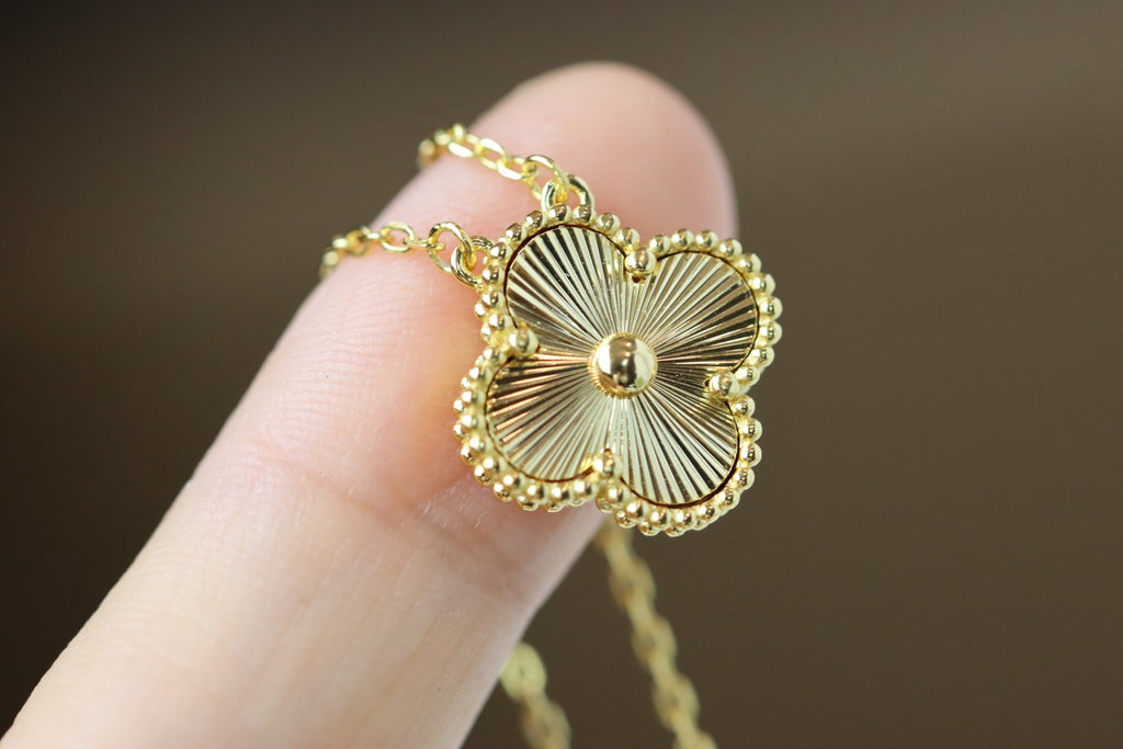 Alhambra Gold-Tone Four-Leaf Clover Necklace