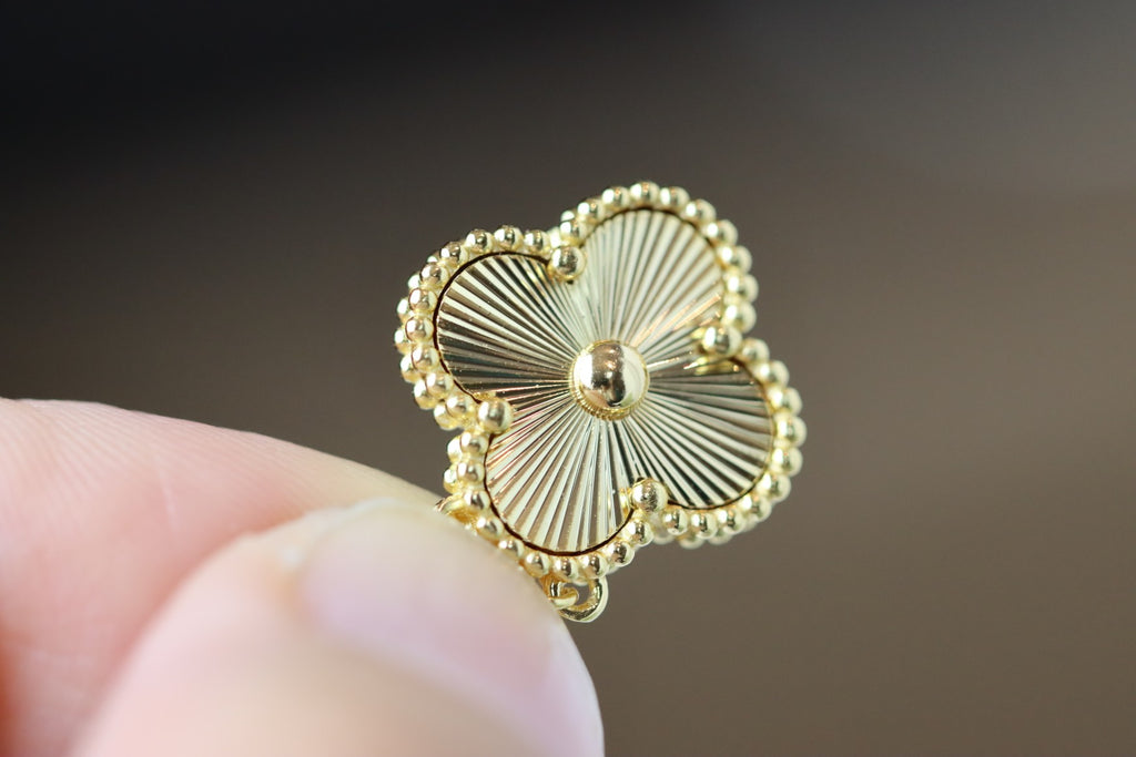 Alhambra Gold-Tone Four-Leaf Clover Necklace