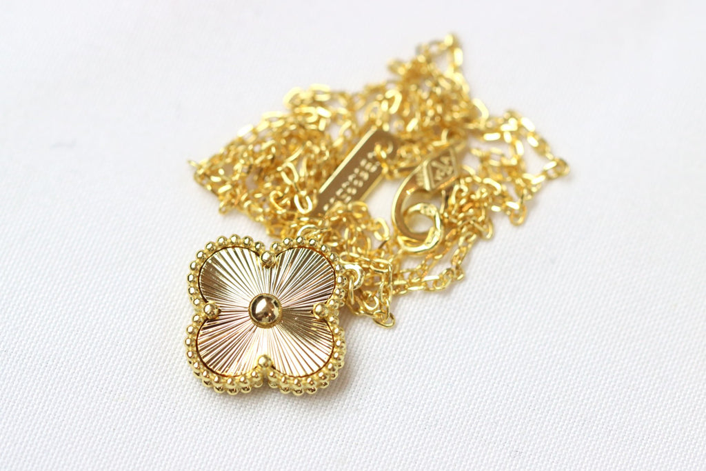 Alhambra Gold-Tone Four-Leaf Clover Necklace
