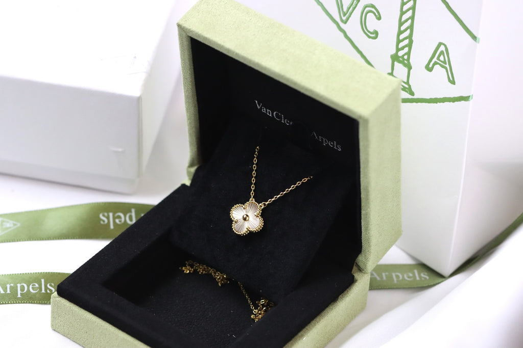 Alhambra Gold-Tone Four-Leaf Clover Necklace