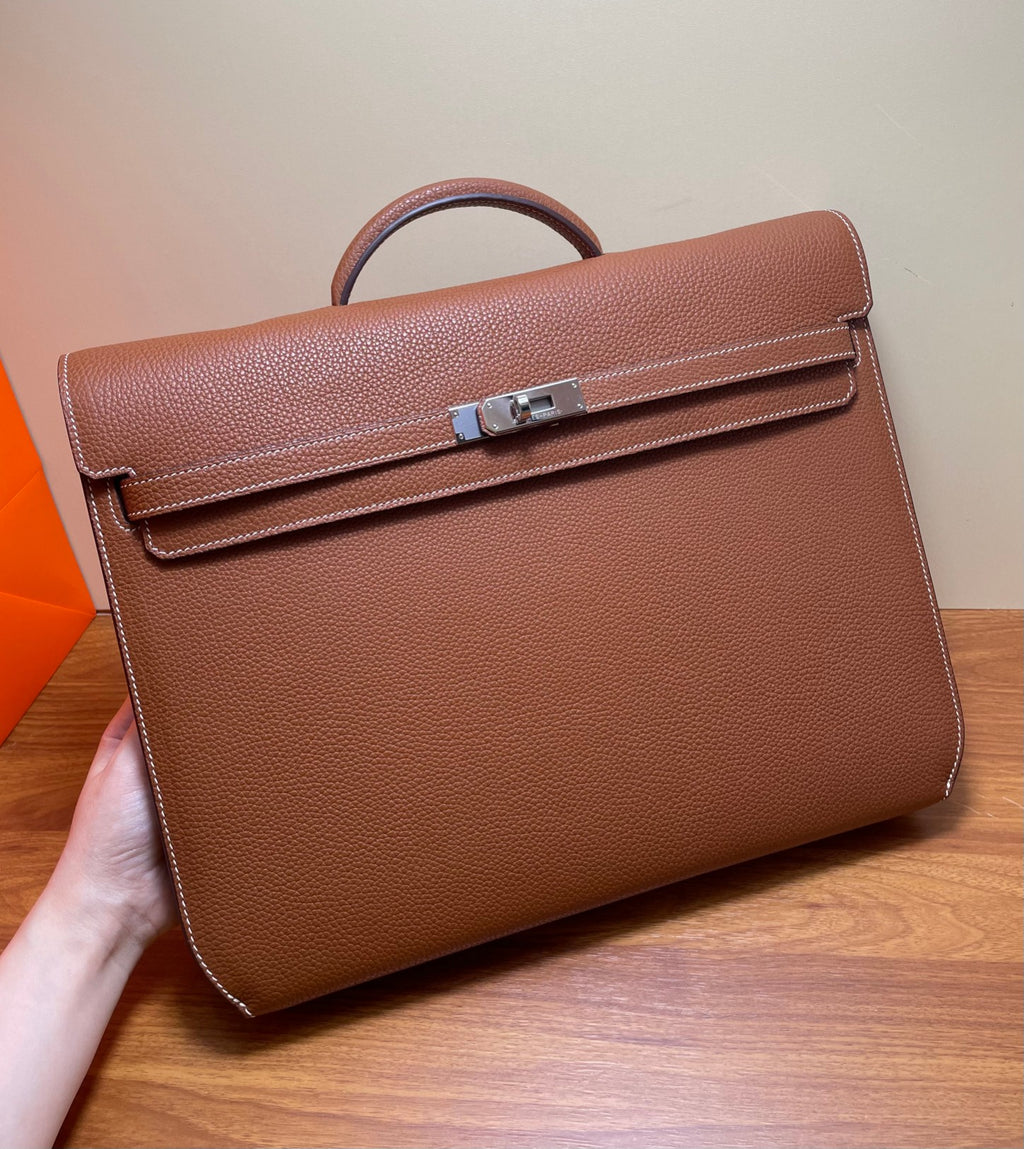 Leather Briefcase / Messenger Bag
