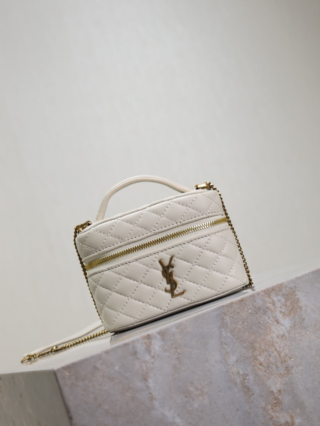Vanity Quilted Leather Bag