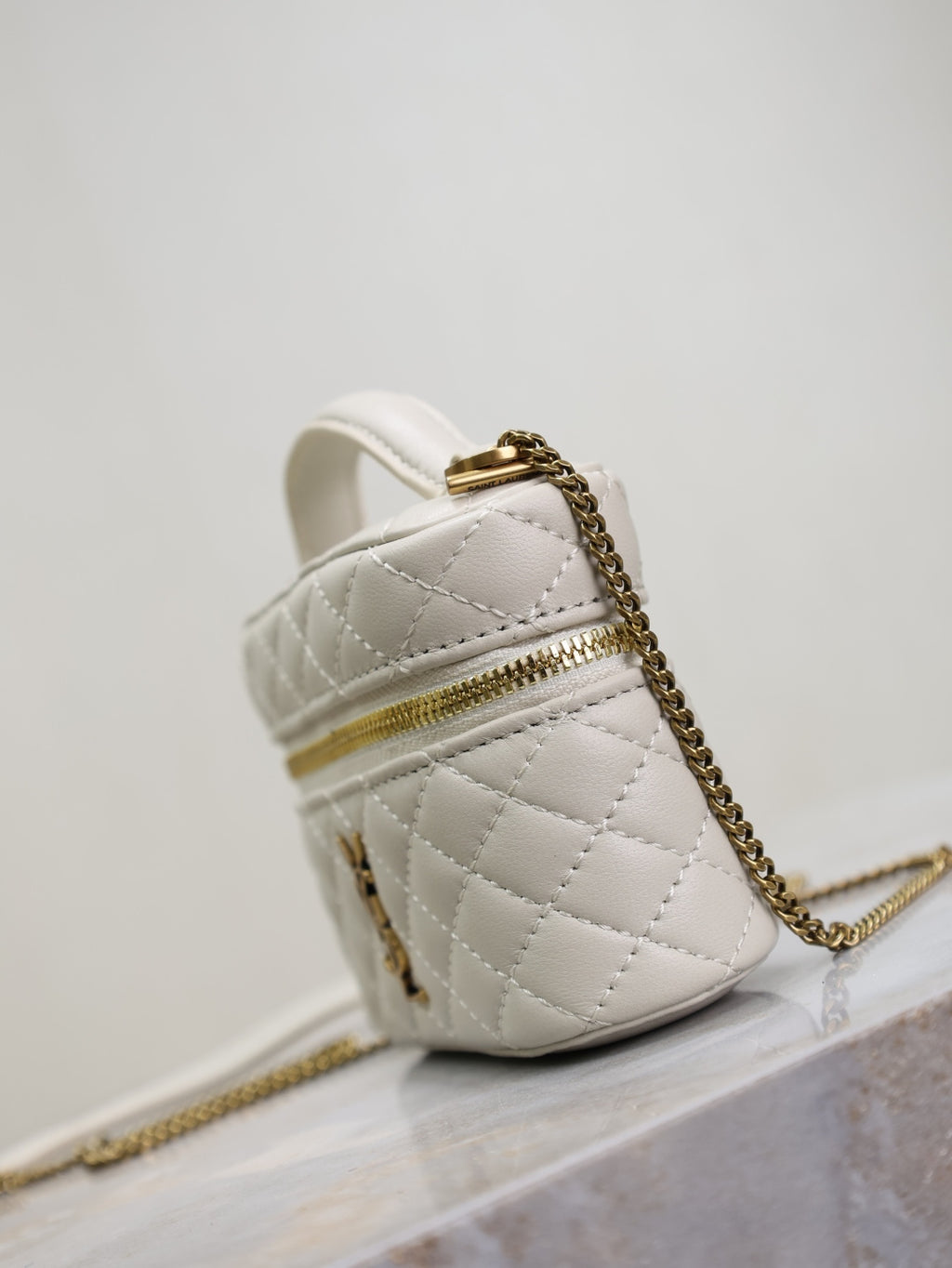 Vanity Quilted Leather Bag