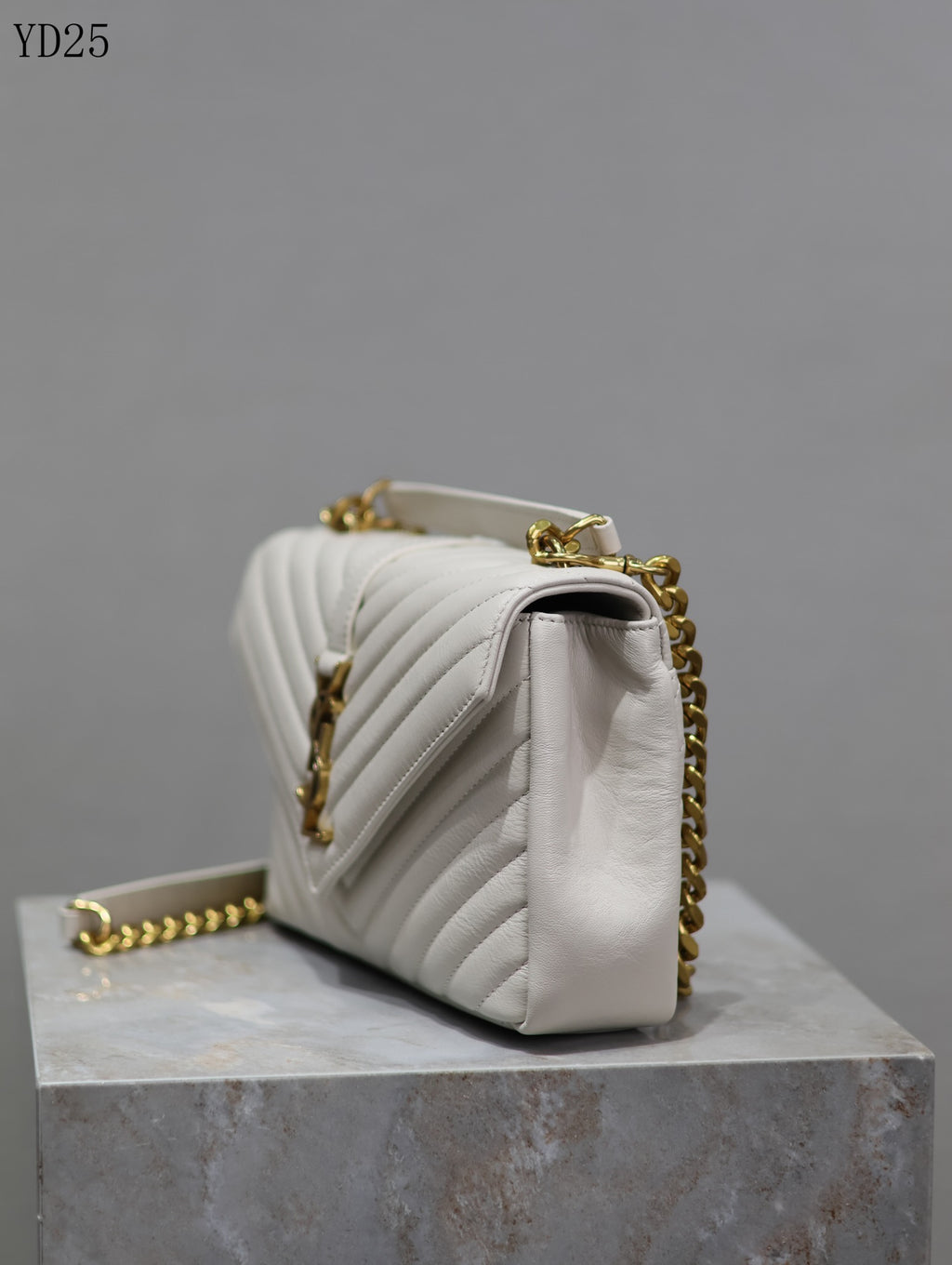 Quilted Leather Collage Bag