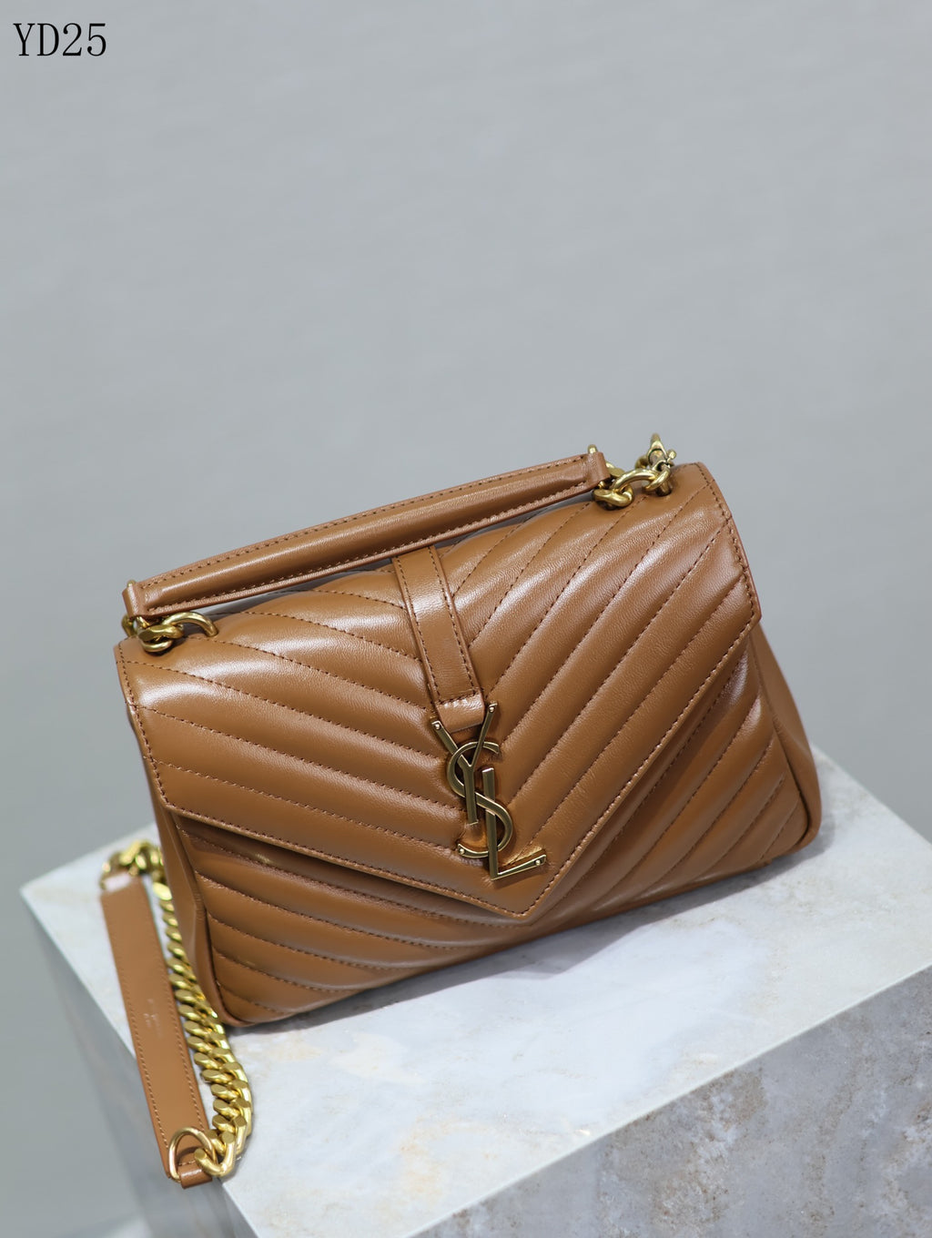 Quilted Leather Collage Bag