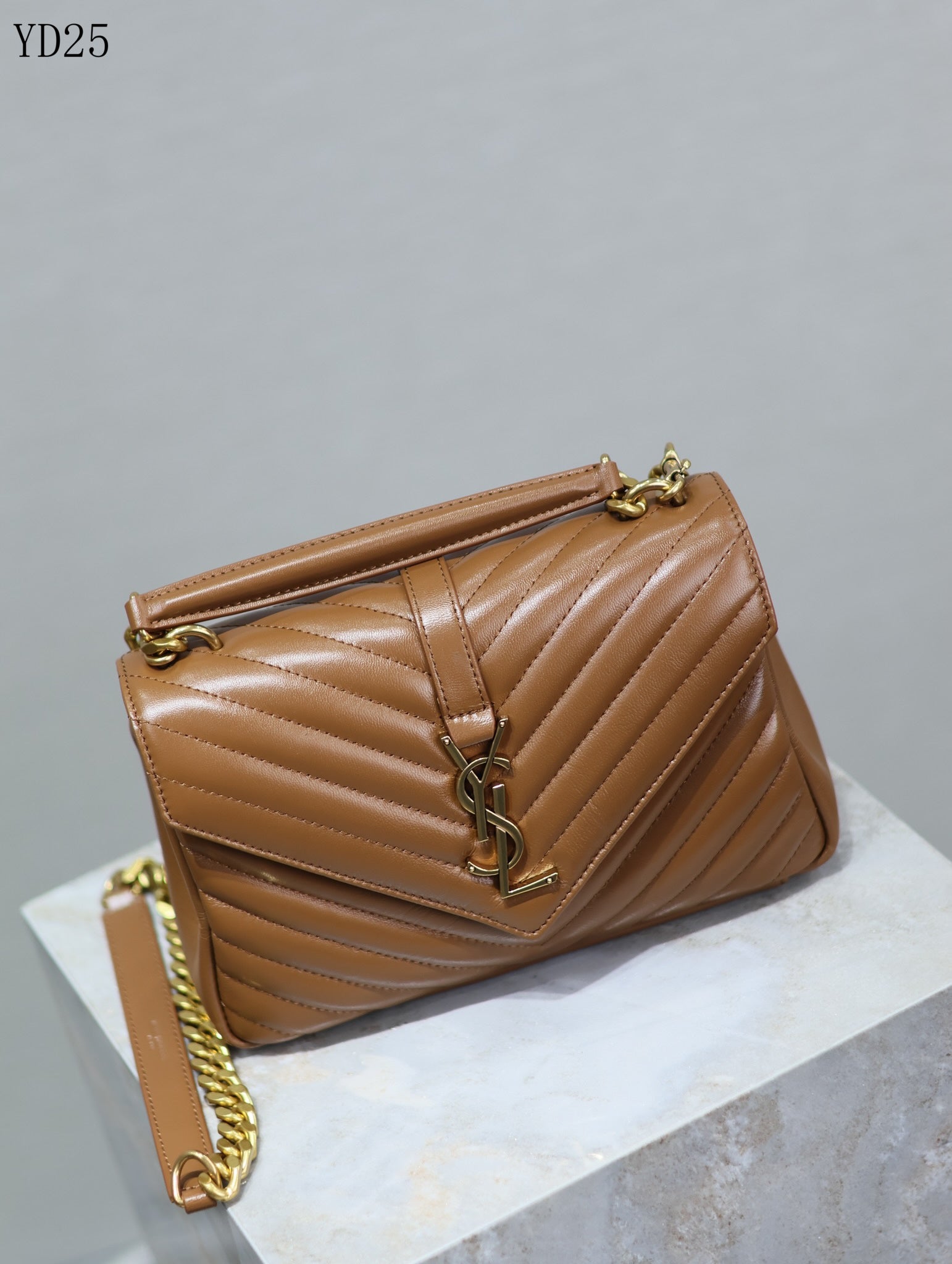 Quilted Leather Collage Bag