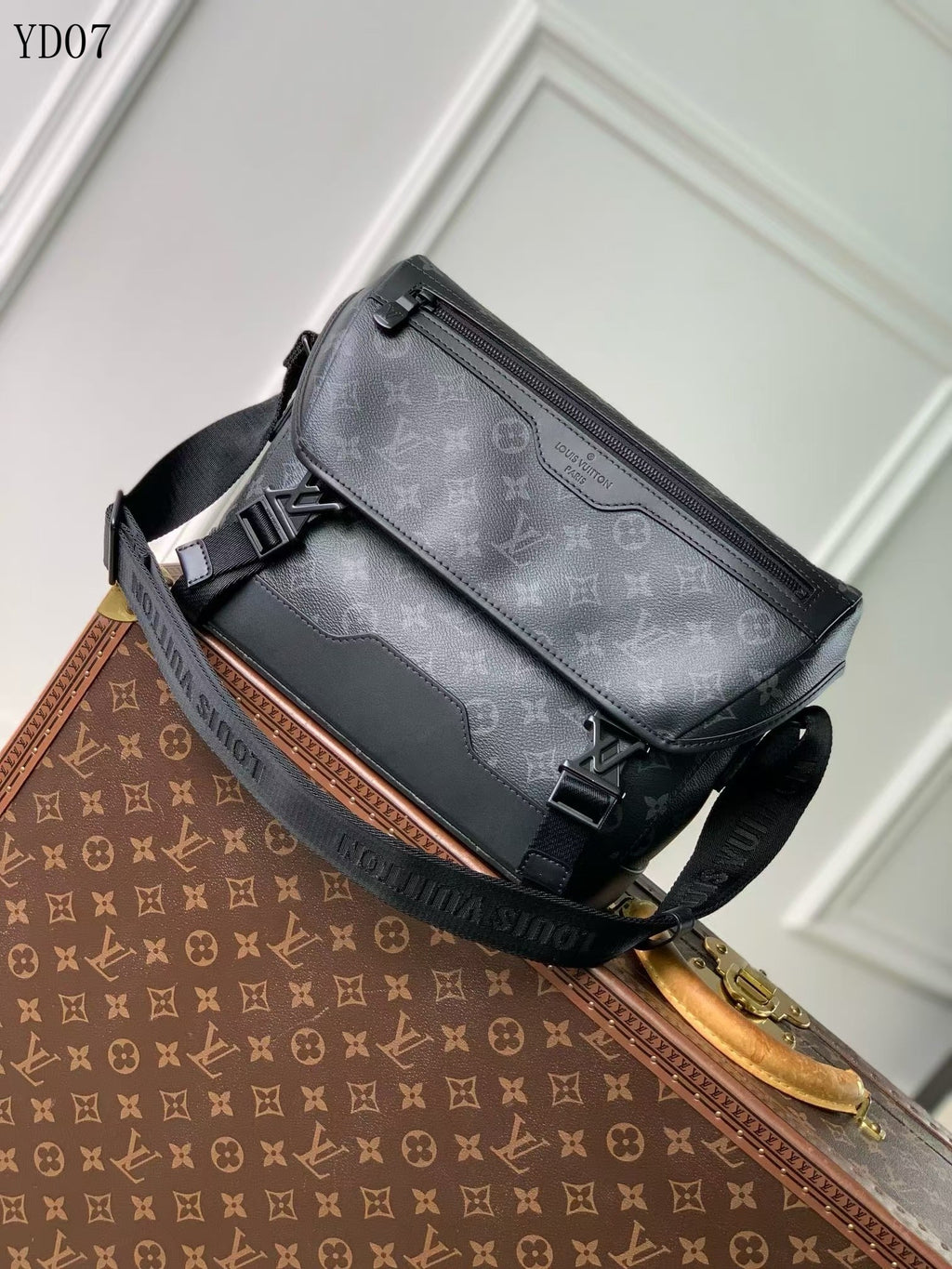 Voyager Monogram Eclipse Messenger Bag