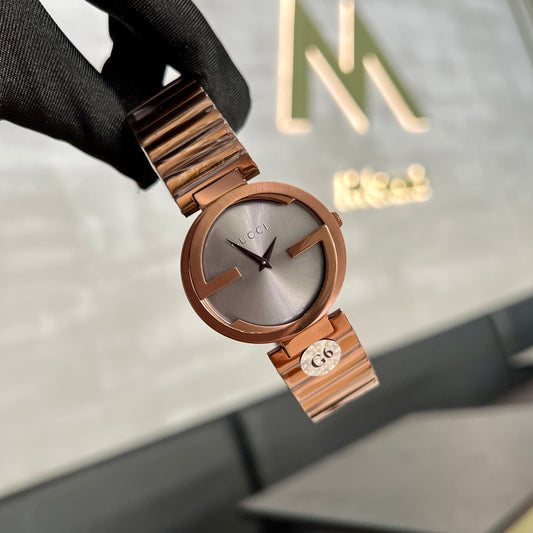 G-Timeless Signature Stainless Steel Women's Watch – Rose Gold