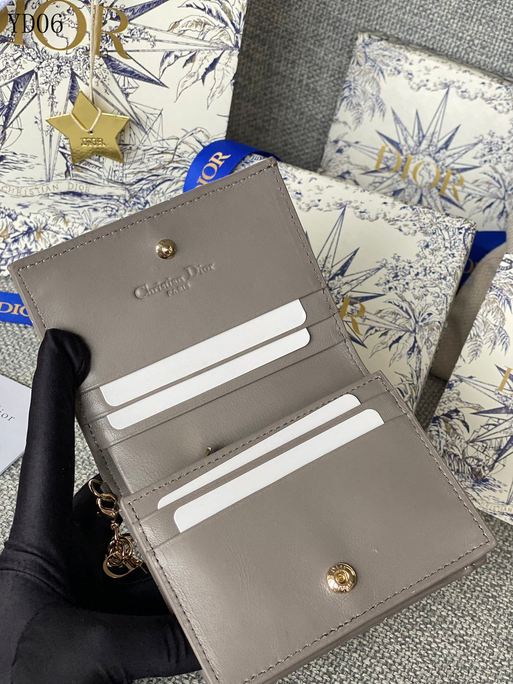 Quilted Leather Wallet