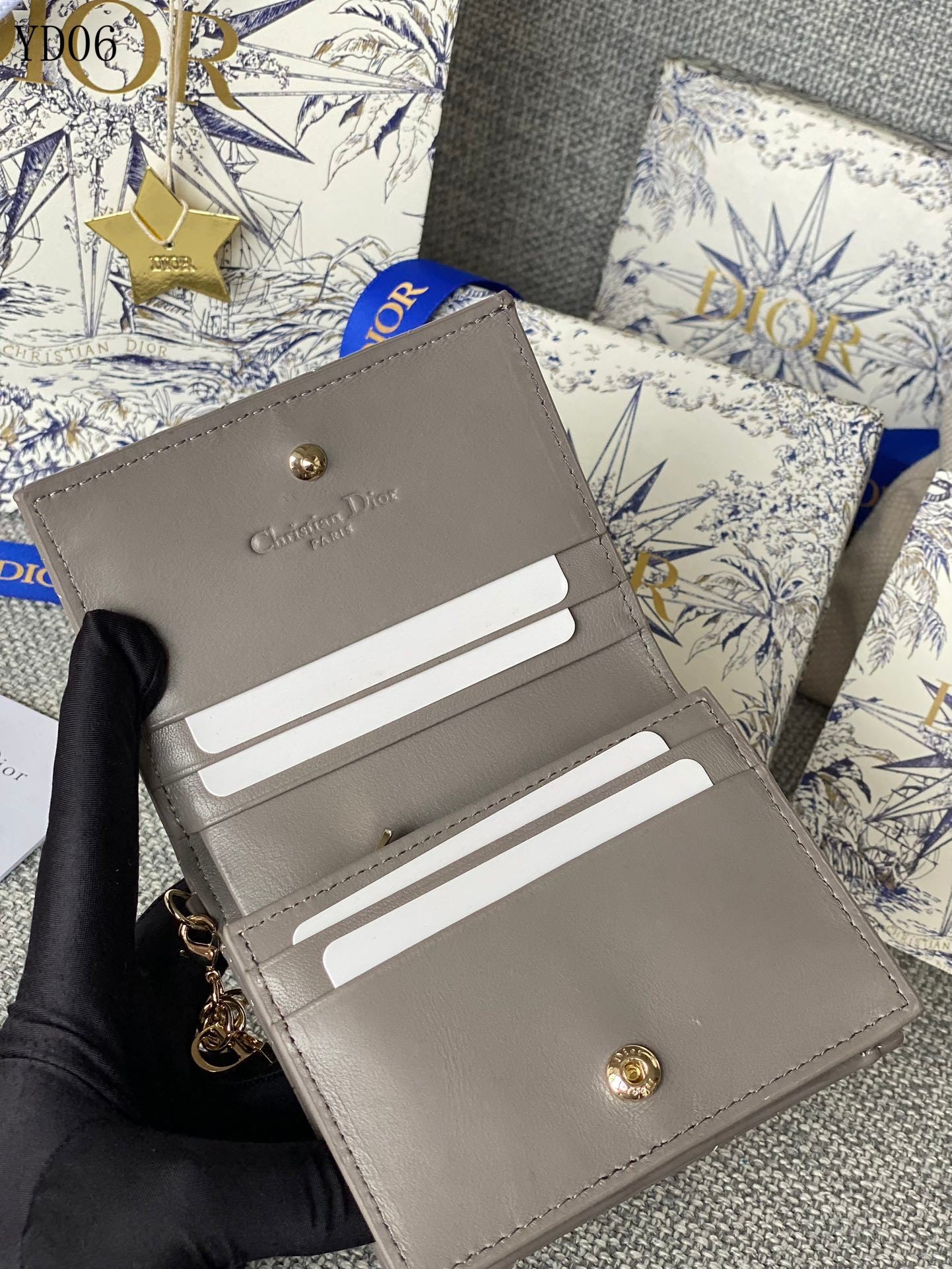 Quilted Leather Wallet