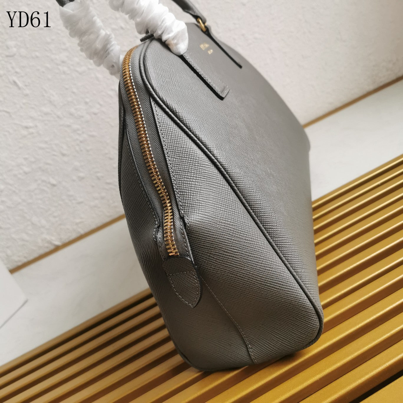 Saffiano Leather Top Handle Bag