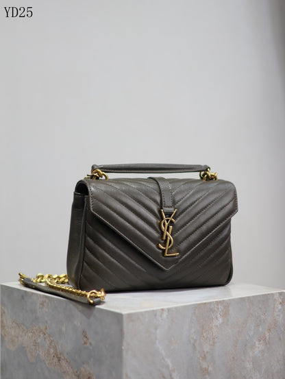 Quilted Leather Collage Bag