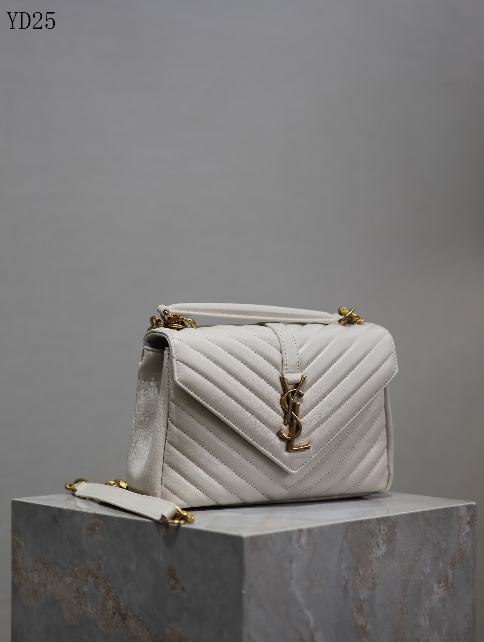 Quilted Leather Collage Bag