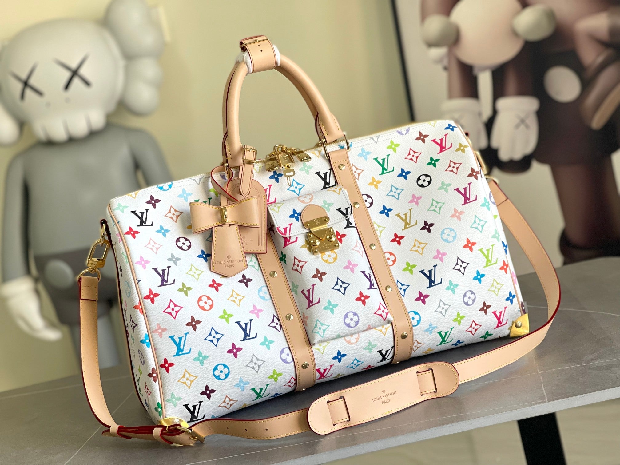 Keepall Bandoulière 50 Multicolore Monogram