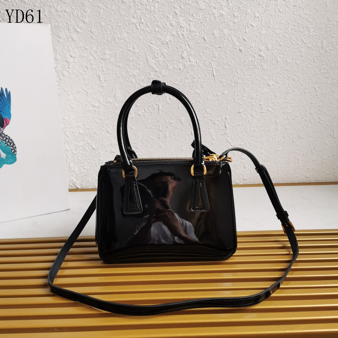 Mini Galleria Patent Leather Bag