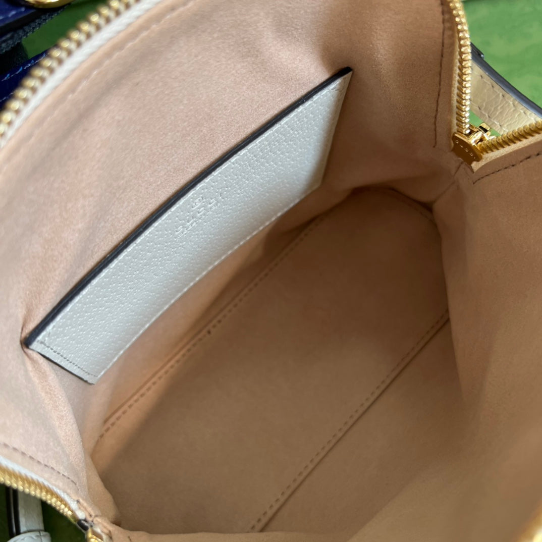 Diana Leather Bamboo Handle Bag