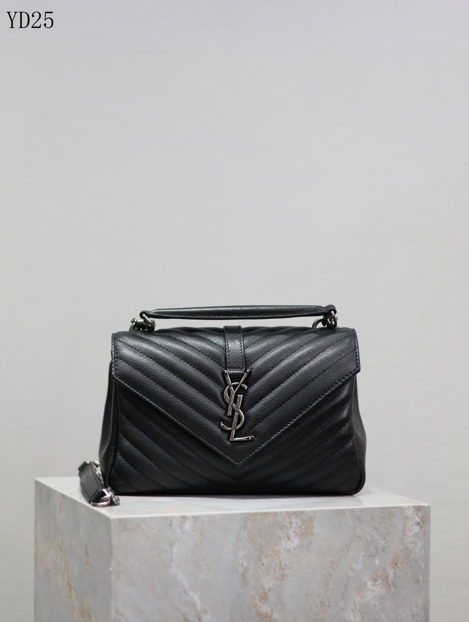 Quilted Leather Collage Bag