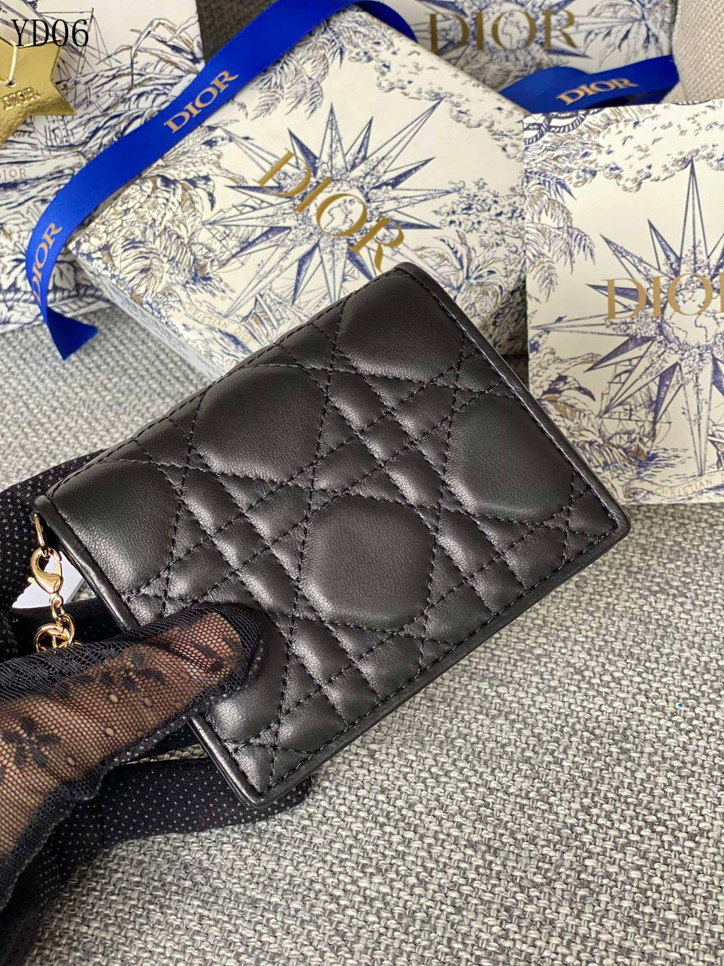 Quilted Leather Wallet