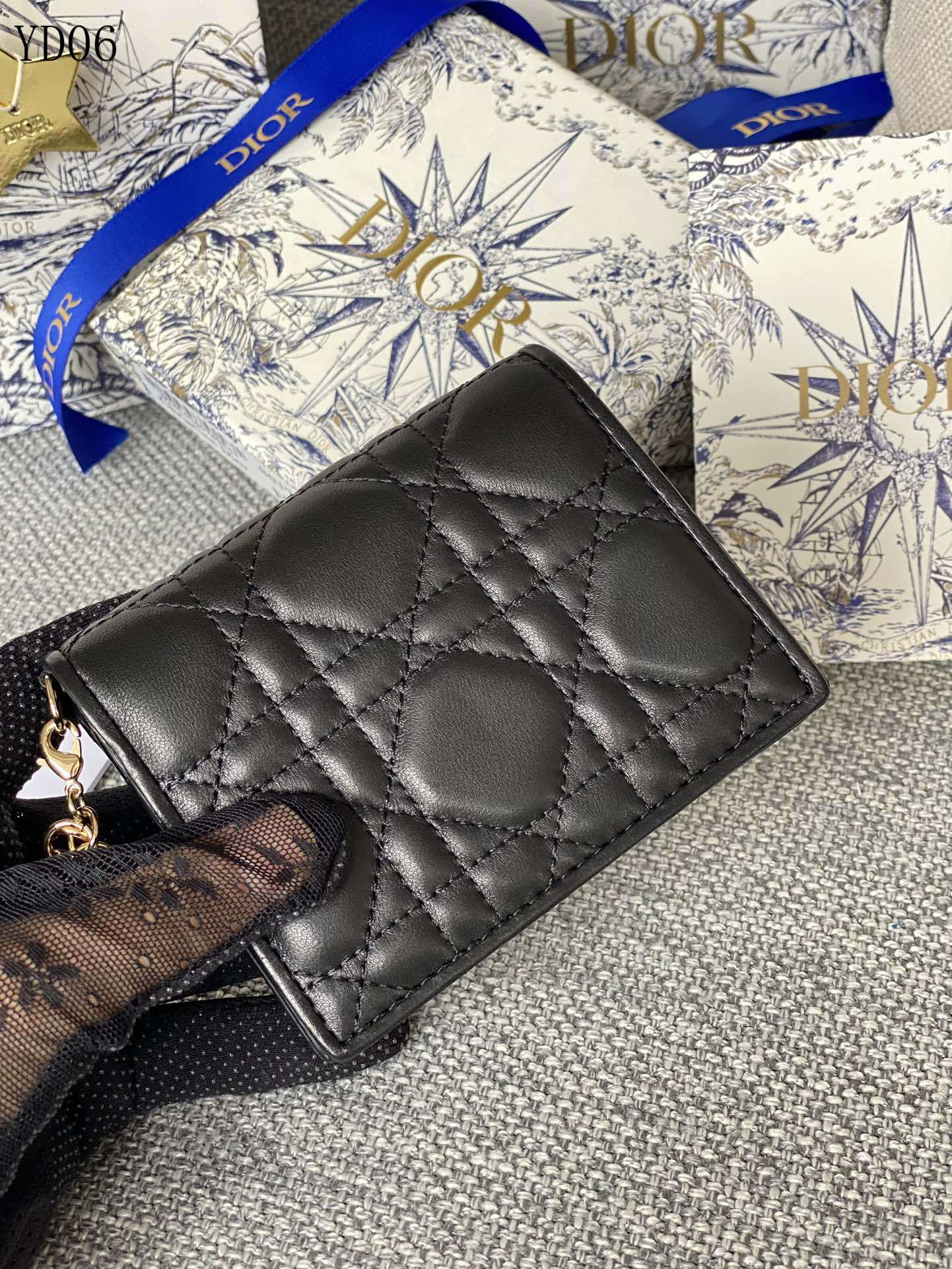 Quilted Leather Wallet
