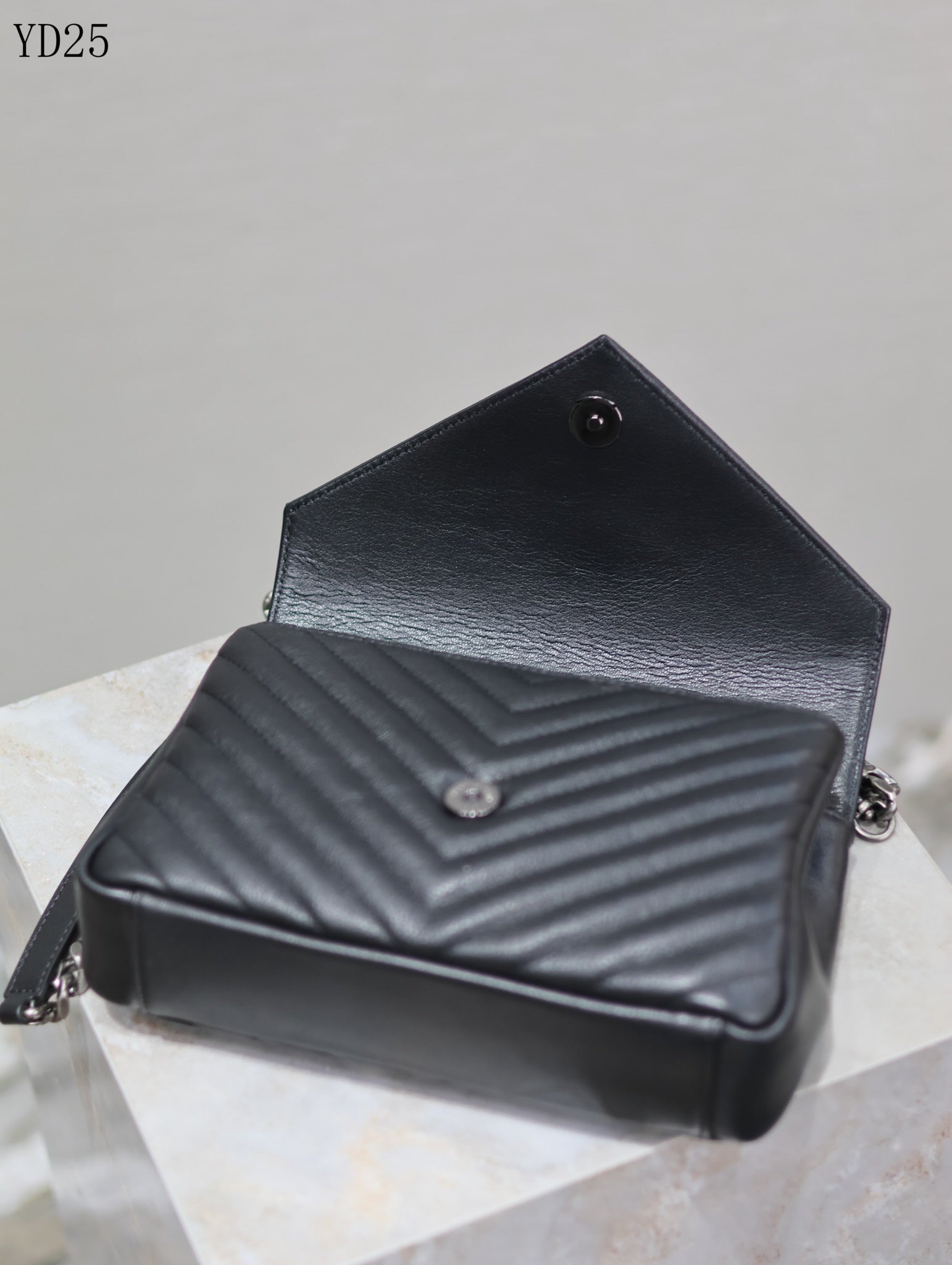 Quilted Leather Collage Bag