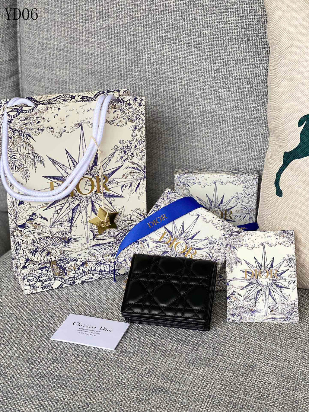 Quilted Leather Wallet